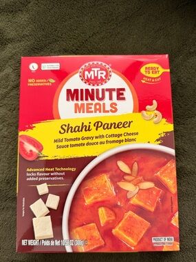 MT Minute Meals Shahi Paneer Ready-to-Eat - Red